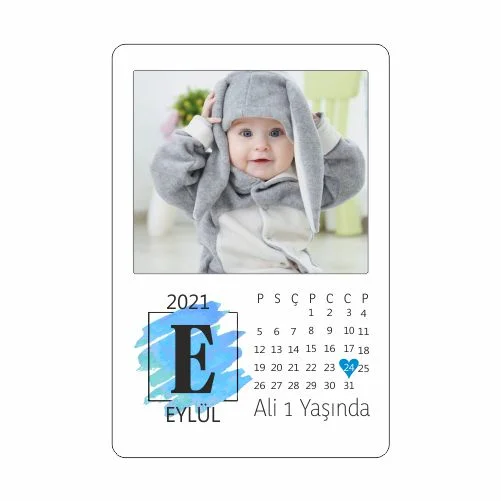 Takvim Tasarımlı Doğum Günü Magnet